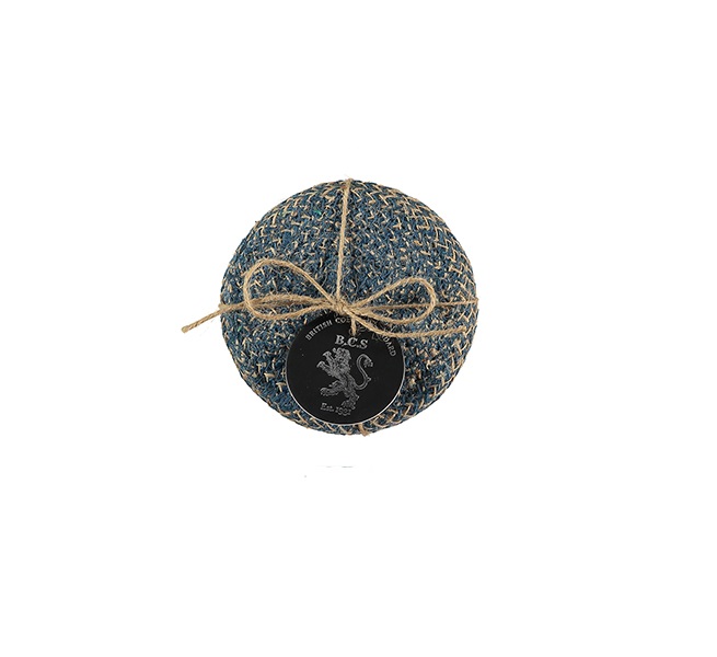 Jute Coasters in Cornflower/natural