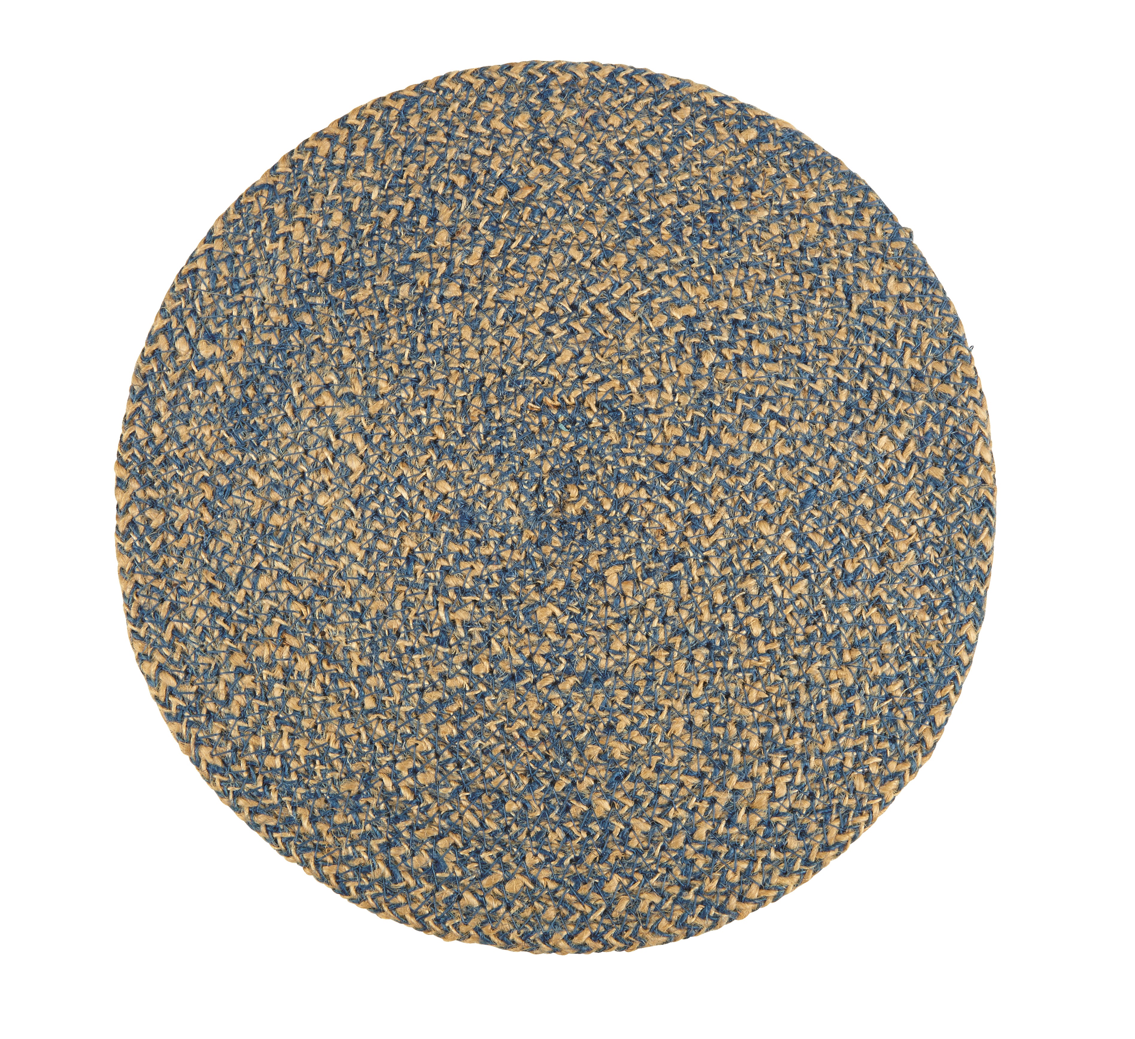 Jute Placemat in Cornflower/Natural