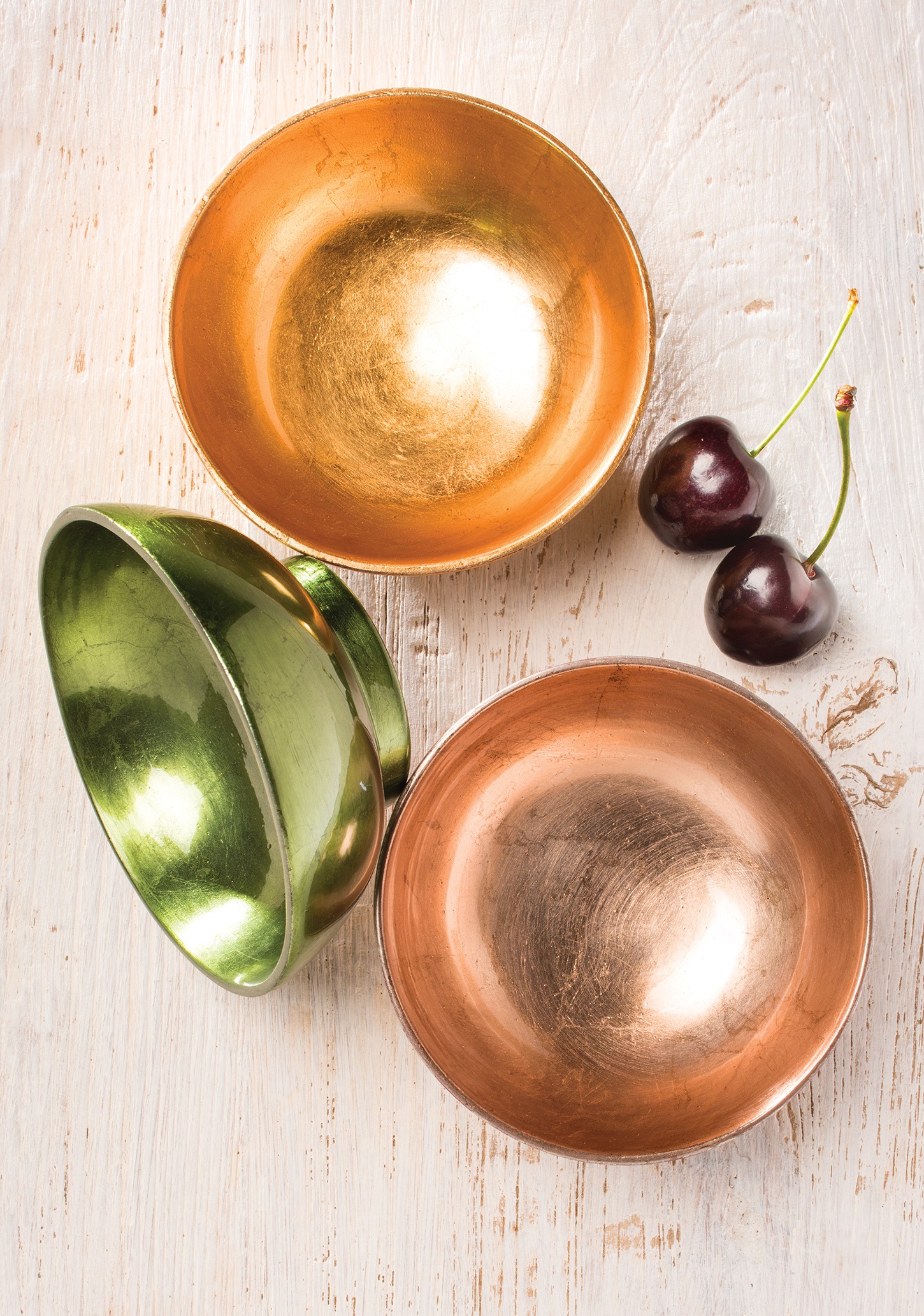Metallic Lacquer Bowls