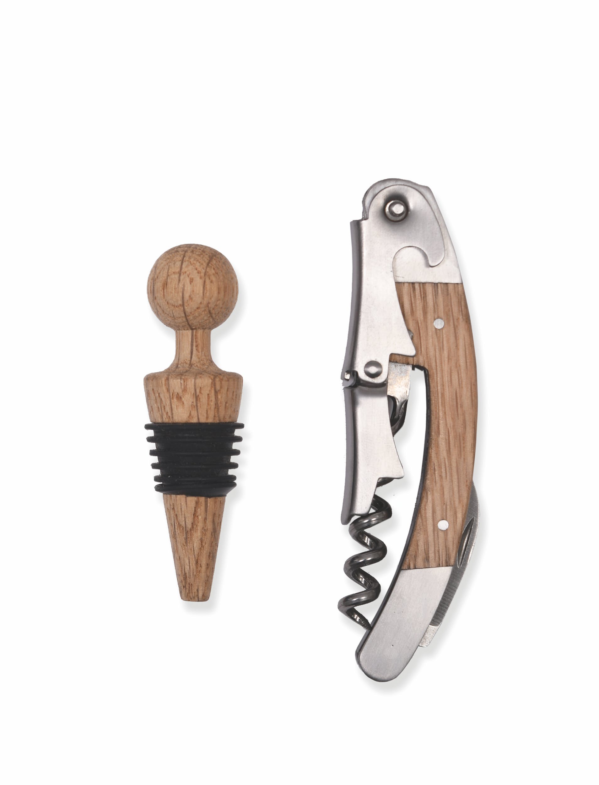 NEW! Bottle Opener & Stopper Set 